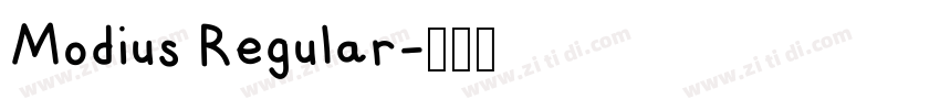Modius Regular字体转换